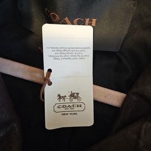 Coach leather jacket
